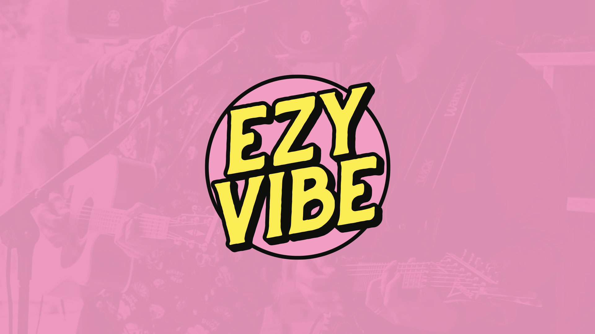 identité visuelle pour le groupe de musique Ezy Vibe